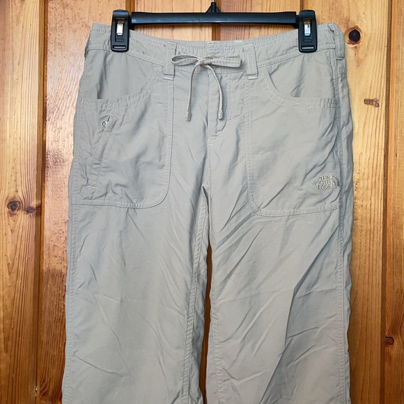 The north face tactical outdoor pants tan cream colored size 2 unzip pants - Picture 2 of 9